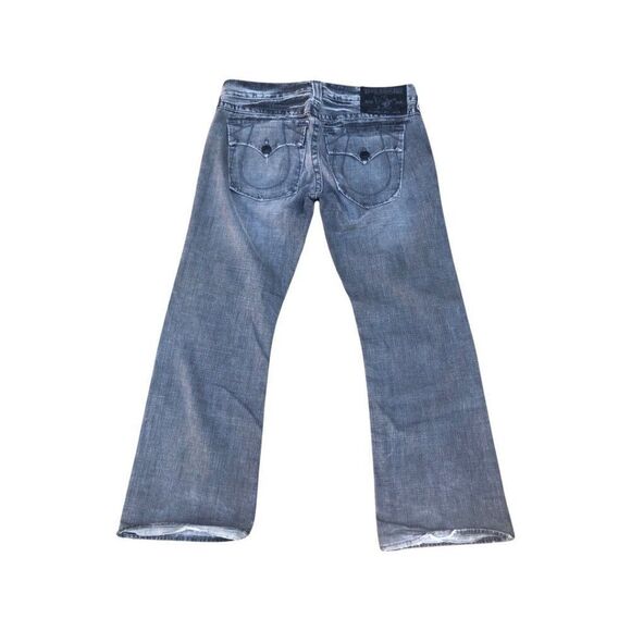 TRUE Religion Jeans Size 38 BILLY BIG T Gray - Picture 10 of 13